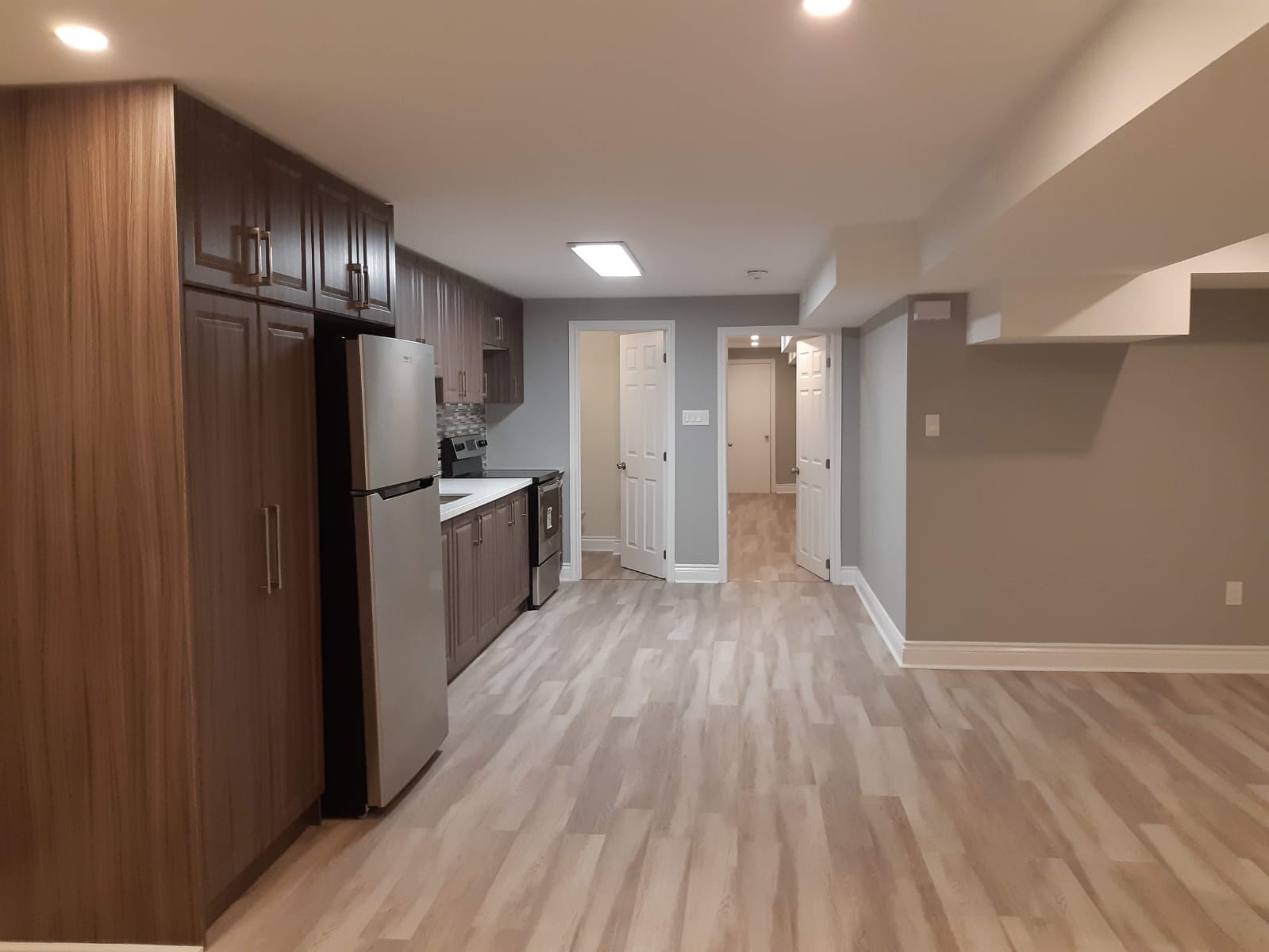 Completed finished basement